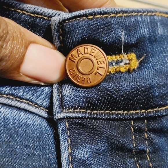 Madewell | Curvy High-Rise Skinny Jeans in Danny Wash (Size 36) - Picture 6 of 15